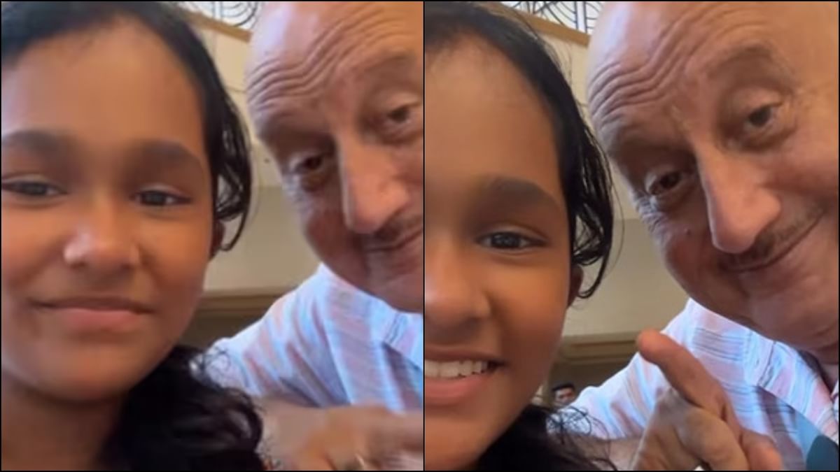 Anupam Kher Video: Anupam Kher is taking care of friend Satish Kaushik's daughter like his own daughter, watch video