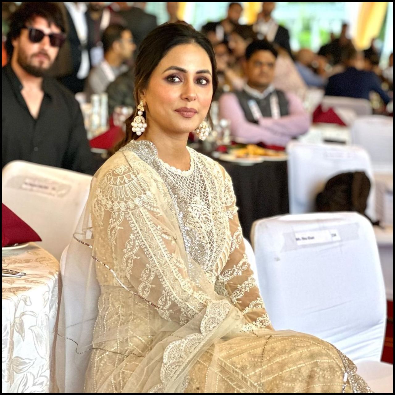 Hina Khan G20: Recently South Superstar Ram Charan attended the G-20 event in Srinagar.  After her, now TV actress Hina Khan has also participated in this event, whose information she has given through social media.  (Pic: Hina Khan Instagram)
