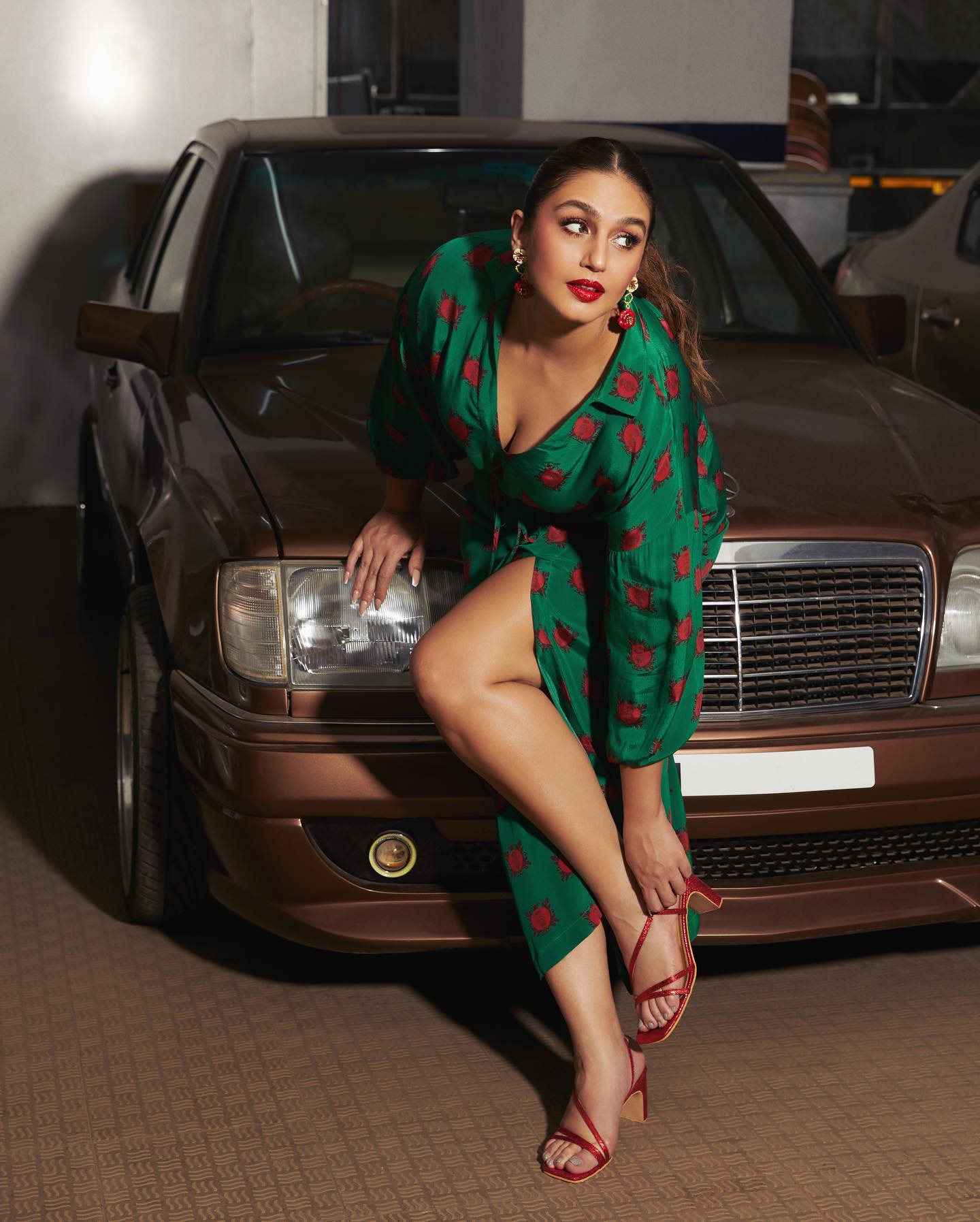 Photo by Huma Qureshi on June 20 2023. May be an image of 1 person limousine car and text