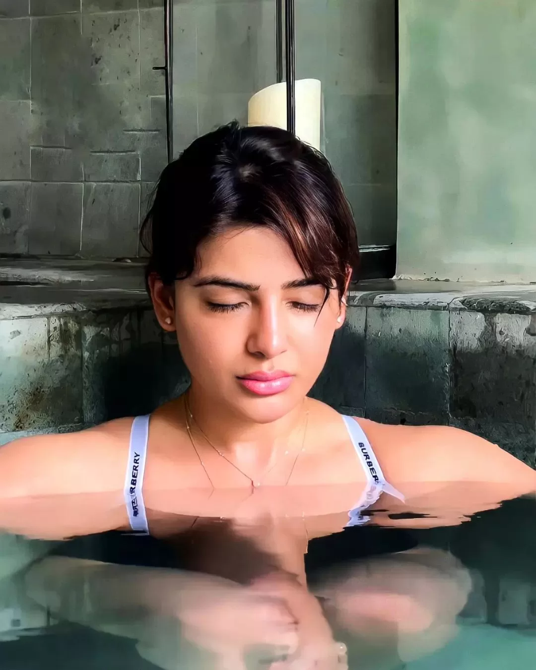 Photo by Q ᴜ ᴇ ᴇ ɴ 🖤⃝💖〲 S ᴀ ᴍ ᴀ ɴ ᴛ ʜ ᴀ 👸🏻 in Samantha Ruth Prabhu with @samantharuthprabhuoffl and @samantharuthprabhuofflfans. May be an image of 1 person swimming shower and pool jpg