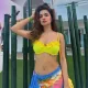 Photo by Avneet Kaur Official on August 04 2023. May be an image of 1 person hair sarong top and text jpg